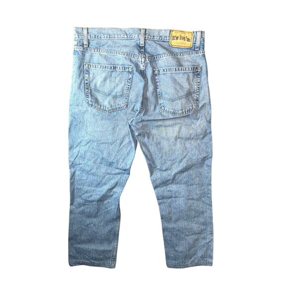 Tommy Hilfiger Freedom Jeans Blue Mens Size 36/30 Denim Cotton Relaxed Fit - Picture 5 of 9